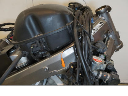 Snett uppifrån på Motorpaket från en Honda NT 700 -2008 motorcykel.