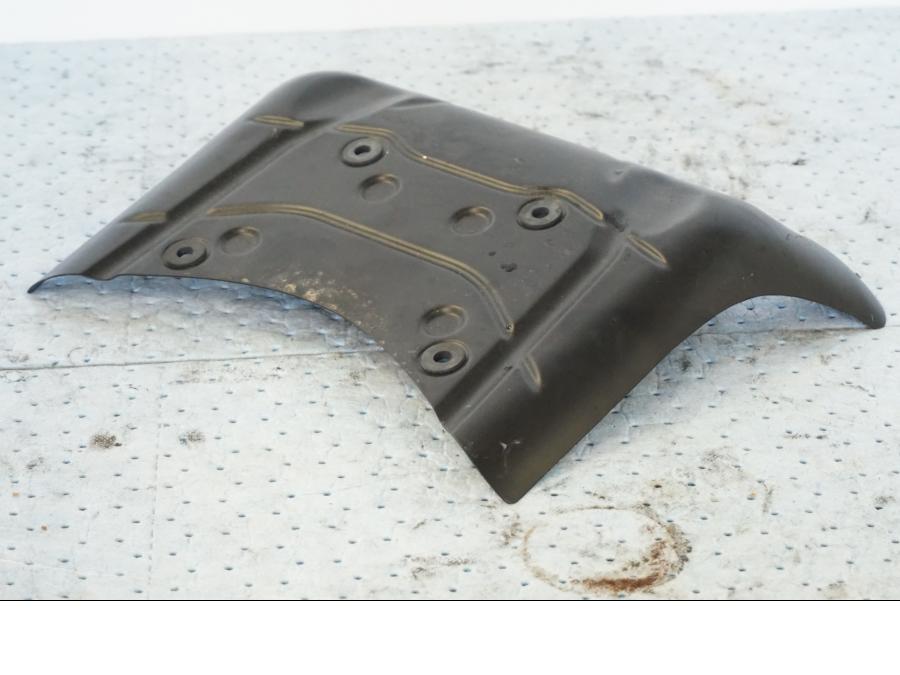 Snett uppifrån på Värmeskydd från en Suzuki GSX 1300 BK -2008 motorcykel.