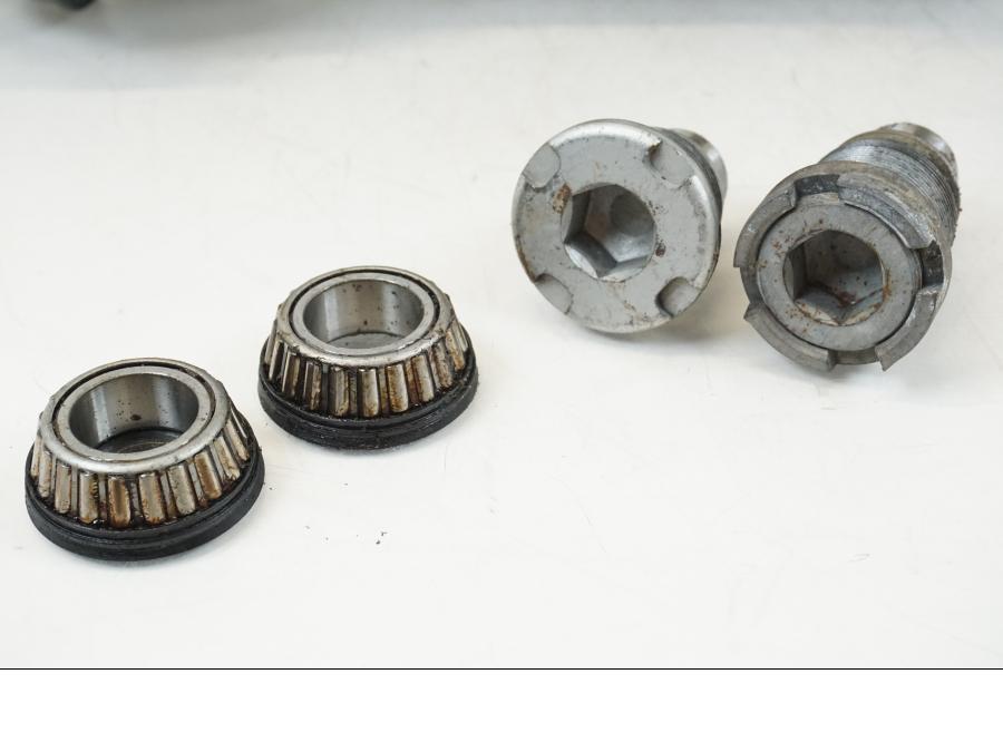 Baksidan på Sving från en Honda ST 1300 -2002 motorcykel.