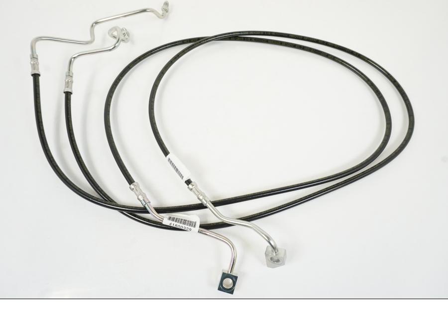 Baksidan på Bromsledning från en H-D övrigt -2014 motorcykel.