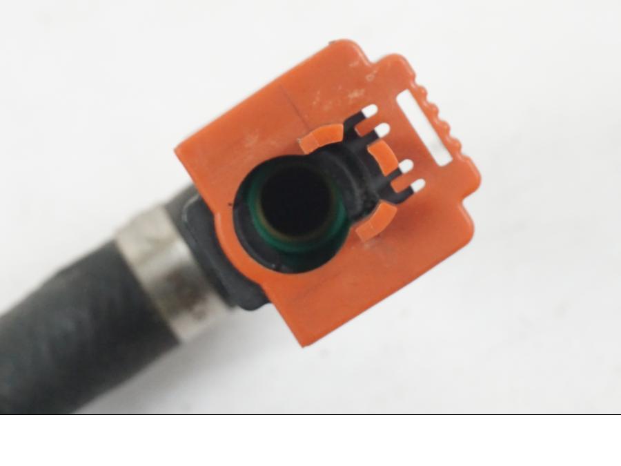 Snett uppifrån på Bensinledning från en Yamaha MT-07 -2019 motorcykel.