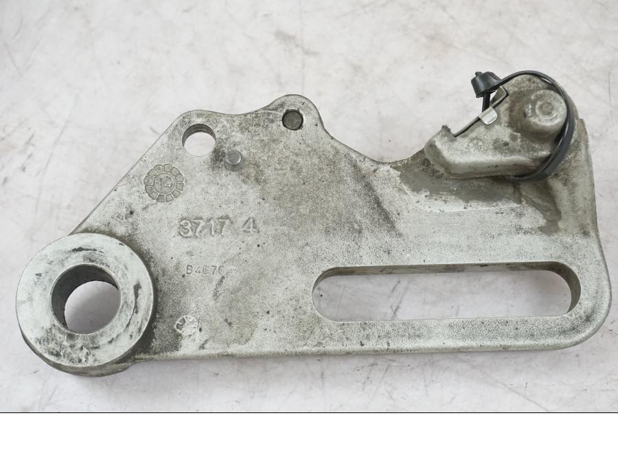 Snett uppifrån på Bromsoksfäste från en BMW F 700 GS -2014 motorcykel.