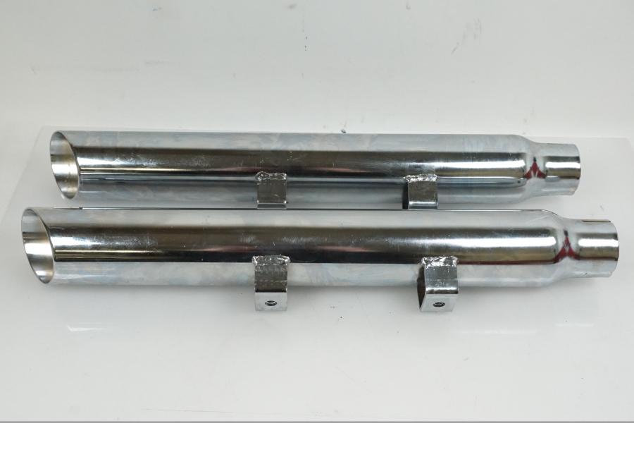 Framsidan på Ljuddämpare Sport från en H-D Fat Boy -2016 motorcykel.