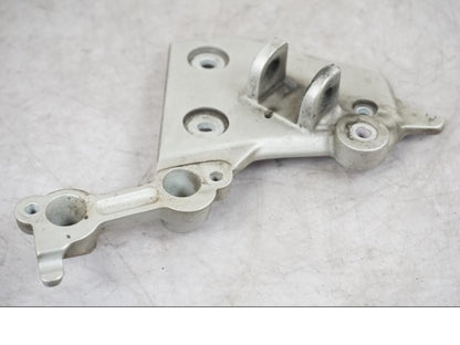 Baksidan på Fotpinnefäste från en Triumph Tiger -2009 motorcykel.