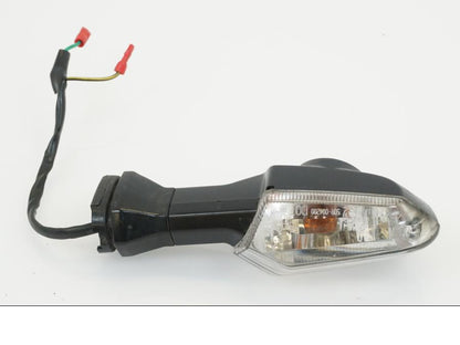 Snett uppifrån på Blinkers från en Kawasaki ER-6N -2009 motorcykel.