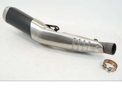 Framsidan på Ljuddämpare från en Aprilia Tuono V4R -2011 motorcykel.