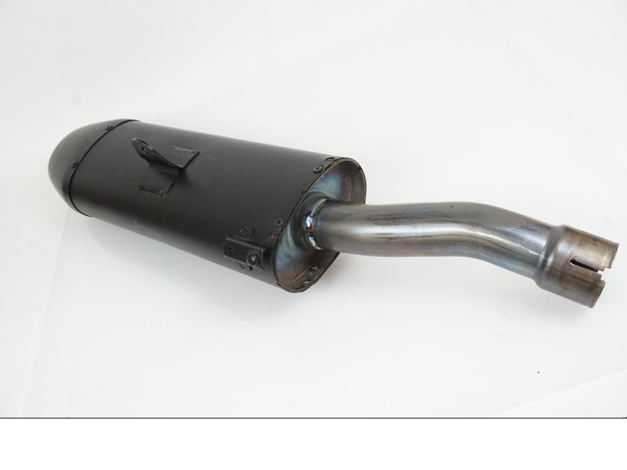 Vänster sida på Ljuddämpare från en Yamaha YZF 1000 R1 -2007 motorcykel.
