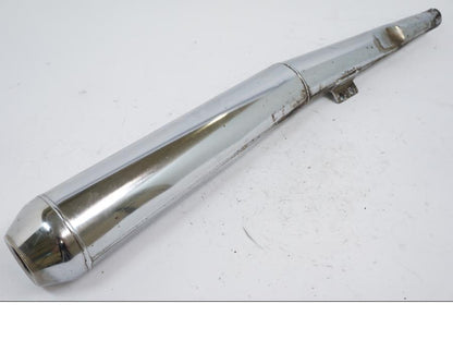 Höger sida på Ljuddämpare från en BMW R 60 -1971 motorcykel.