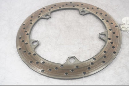 Framsidan på Bromsskiva från en BMW K 1200 RS -1997 motorcykel.