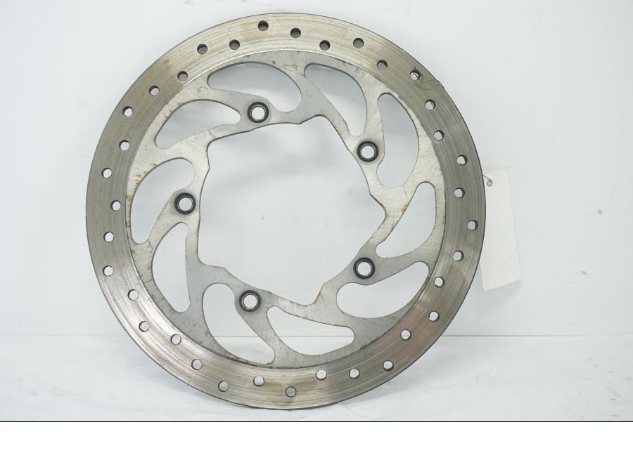 Framsidan på Bromsskiva från en BMW K 1600 -2015 motorcykel.