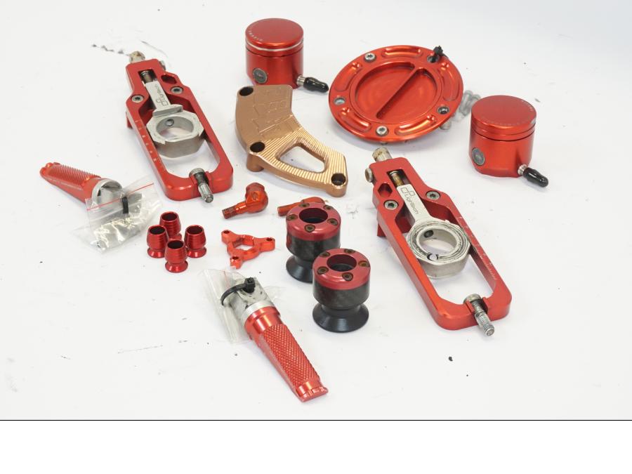 Höger sida på Chassipaket från en Suzuki GSX-R 1000 -2007 motorcykel.