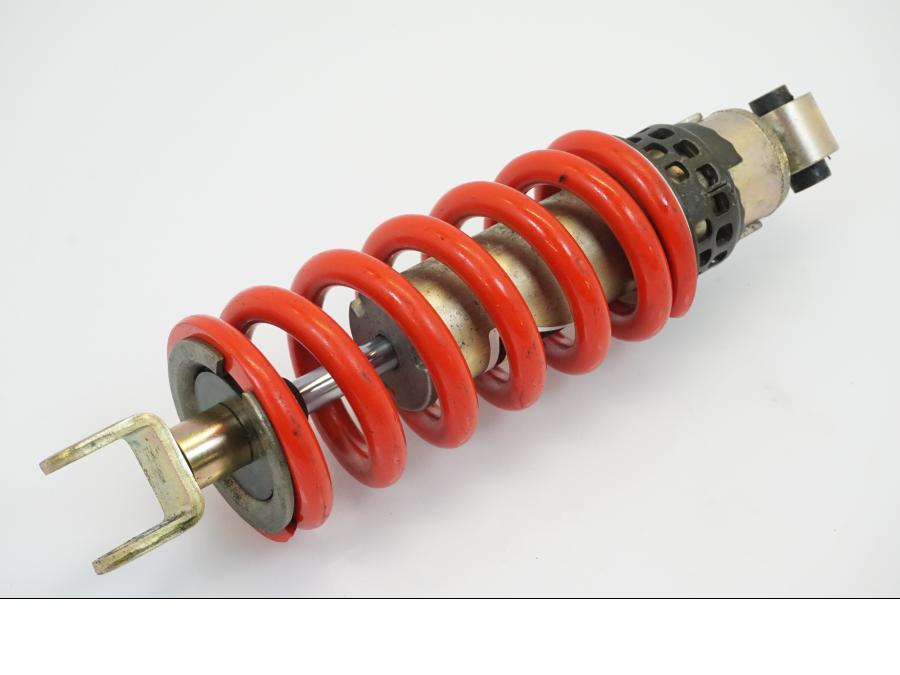 Baksidan på Stötdämpare från en Yamaha FZ-S 600 -1999 motorcykel.