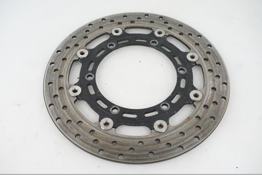 Baksidan på Bromsskiva från en Yamaha YZF 1000 R1 -2002 motorcykel.