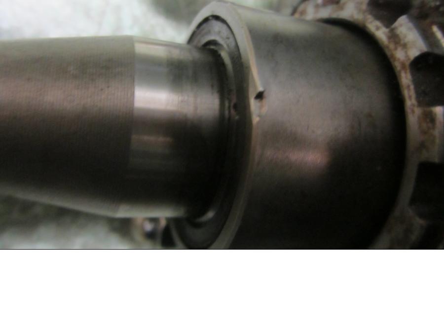 Höger sida på Slutväxel från en Suzuki VS 1400 -1993 motorcykel.