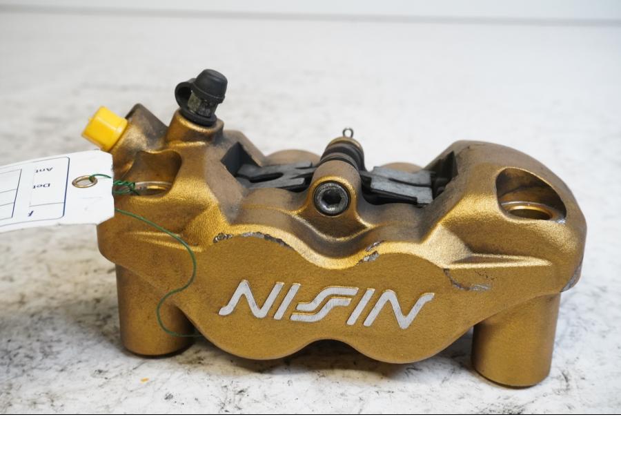 Framsidan på Bromsok från en Triumph Street Triple R -2011 motorcykel.