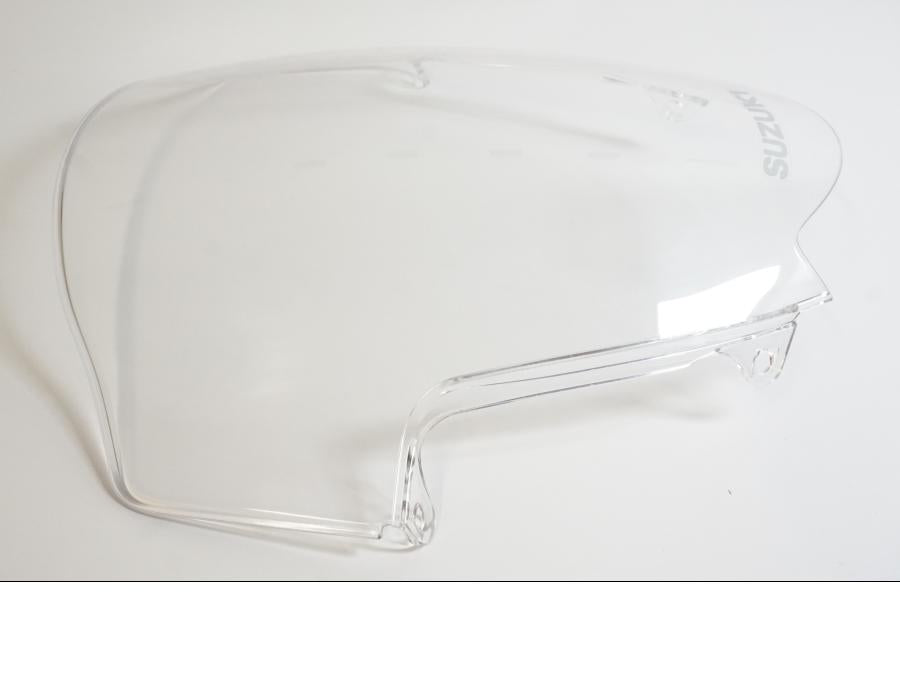 Baksidan på Vindruta från en Suzuki GSF 650 -2005 motorcykel.