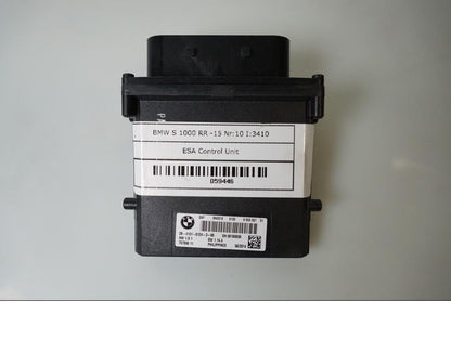 Framsidan på ESA Control Unit från en BMW S 1000 RR -2015 motorcykel.