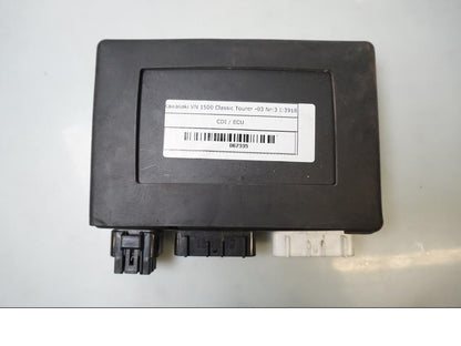 Framsidan på CDI / ECU från en Kawasaki VN 1500 Classic Tourer -2003 motorcykel.