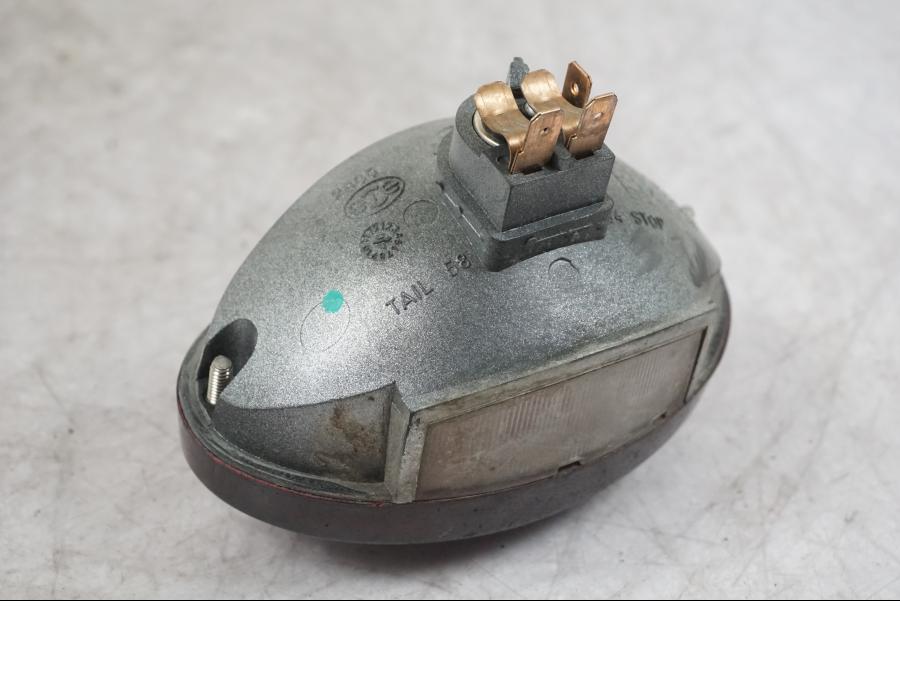 Snett nerifrån på Baklampa från en Buell 1125 R -2008 motorcykel.