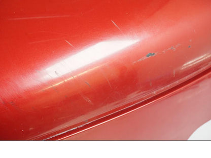 Snett uppifrån på Sidoväska från en Honda NT 650 V -2002 motorcykel.