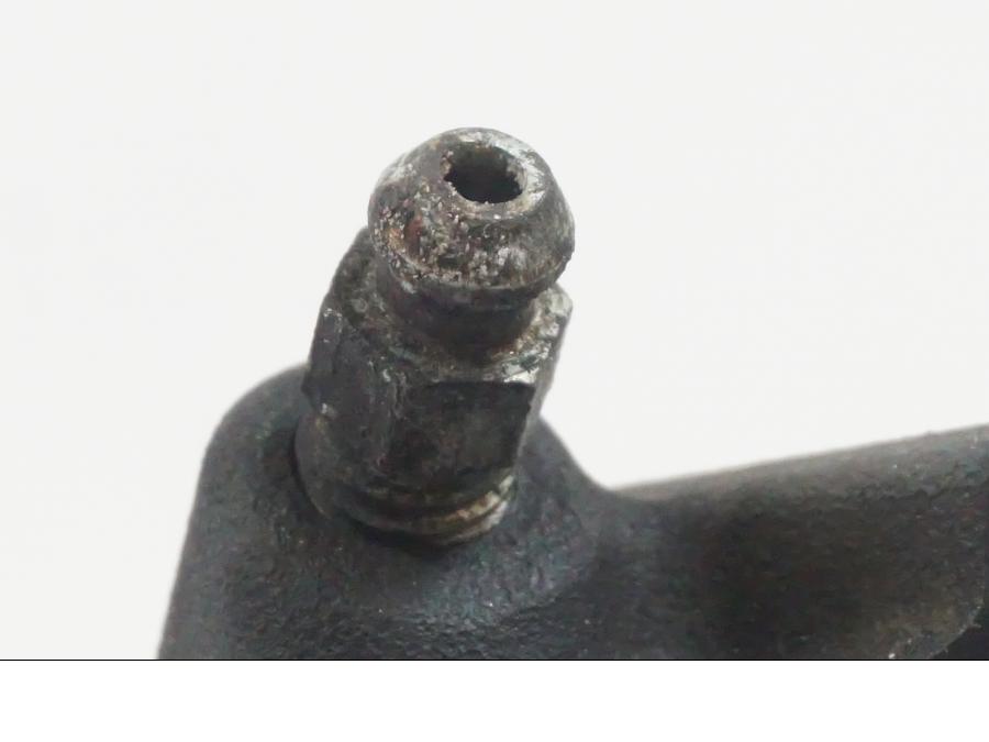 Snett uppifrån på Bromsok från en Yamaha MT-09 -2016 motorcykel.