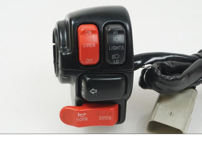 Vänster sida på Styrelreglage från en H-D Electra Glide FLHT -2013 motorcykel.