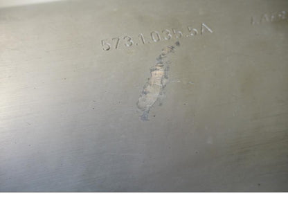 Höger sida på Ljuddämpare från en Ducati Monster 600 -1998 motorcykel.