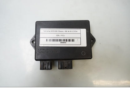 Framsidan på CDI / ECU från en Yamaha XVS 650 -1998 motorcykel.