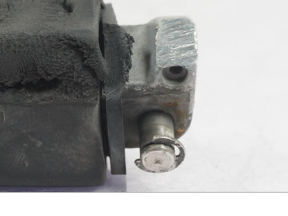 Snett uppifrån på Fotpinne från en BMW R 1200 GS -2005 motorcykel.