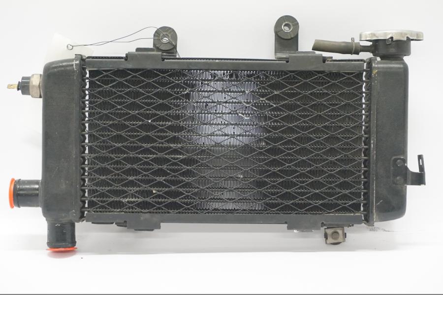 Baksidan på Vattenkyl från en Honda VTR 1000 F -2005 motorcykel.