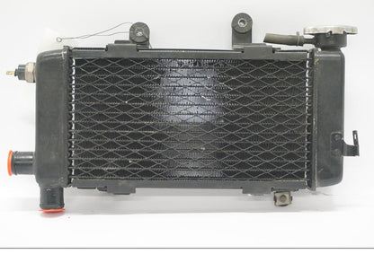 Baksidan på Vattenkyl från en Honda VTR 1000 F -2005 motorcykel.