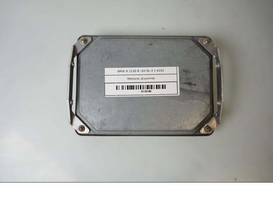 Framsidan på Motronic styrenhet från en BMW R 1150 R -2004 motorcykel.