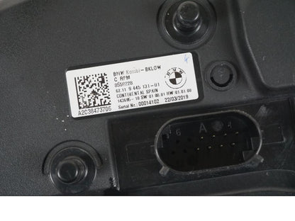 Vänster sida på Instrumentpanel från en BMW F 750 GS -2019 motorcykel.