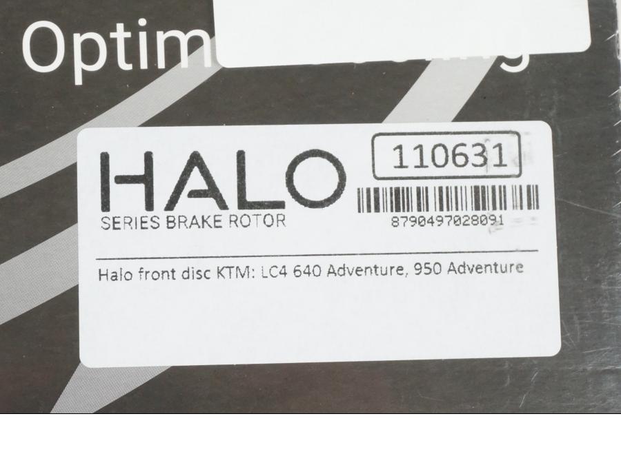 Höger sida på Bromsskiva från en KTM 640 LC4 -2007 motorcykel.