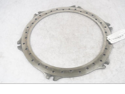 Framsidan på Bromsskiva från en Buell XB 12 -2006 motorcykel.