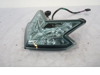Framsidan på Baklampa från en Kawasaki Z 800 -2014 motorcykel.