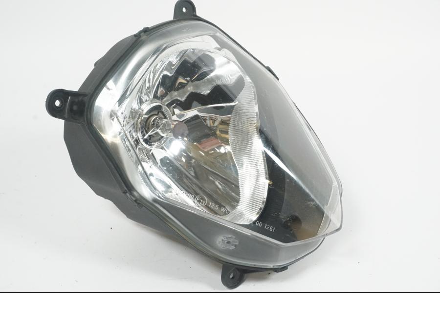 Framsidan på Strålkastare från en KTM 690 SM -2007 motorcykel.