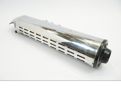 Baksidan på Ljuddämpare från en BMW R 1150 R -2002 motorcykel.