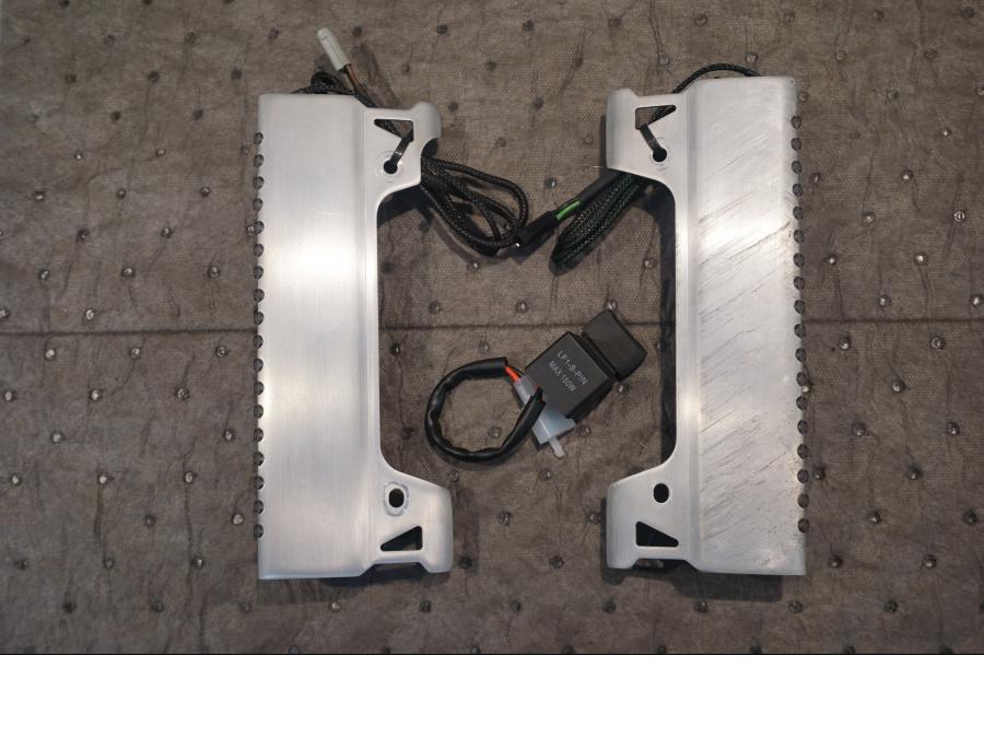 Framsidan på Blinkers från en Yamaha V-Max 1700 -2010 motorcykel.