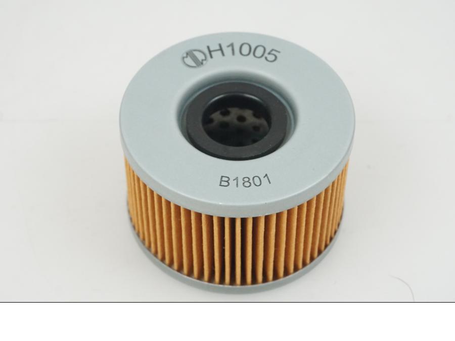 Baksidan på Oljefilter från en Honda CX 500 -1982 motorcykel.