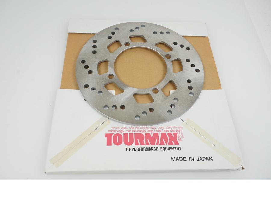 Baksidan på Bromsskiva från en Kawasaki Zephyr 750 -1996 motorcykel.