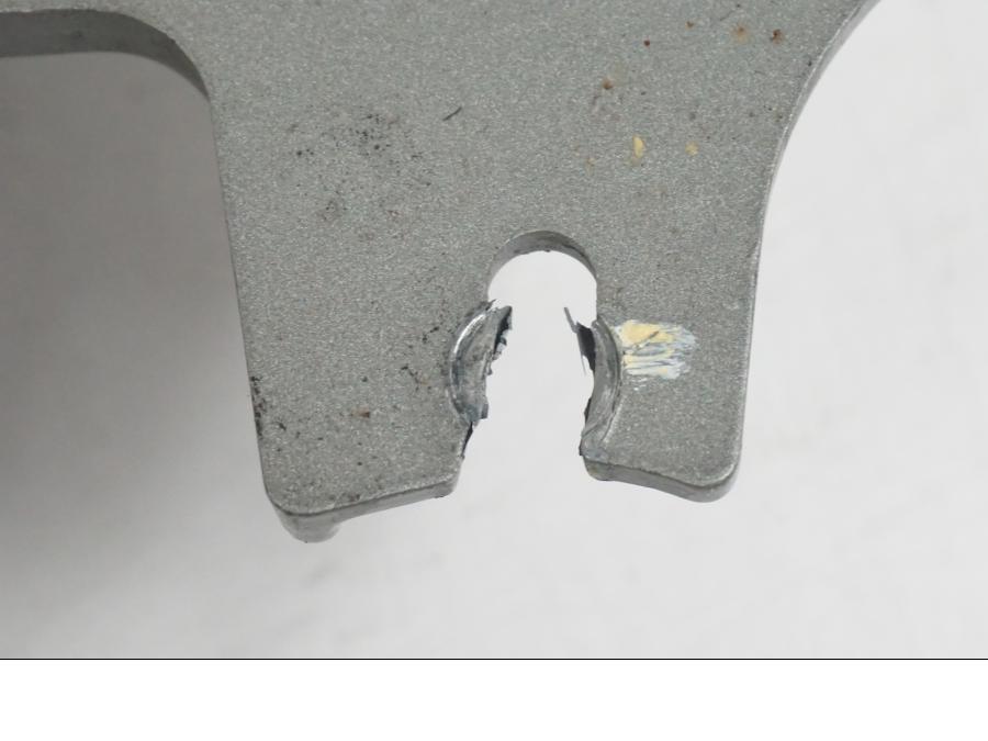 Snett uppifrån på Strålkastarfäste från en MV Agusta Dragster -2014 motorcykel.