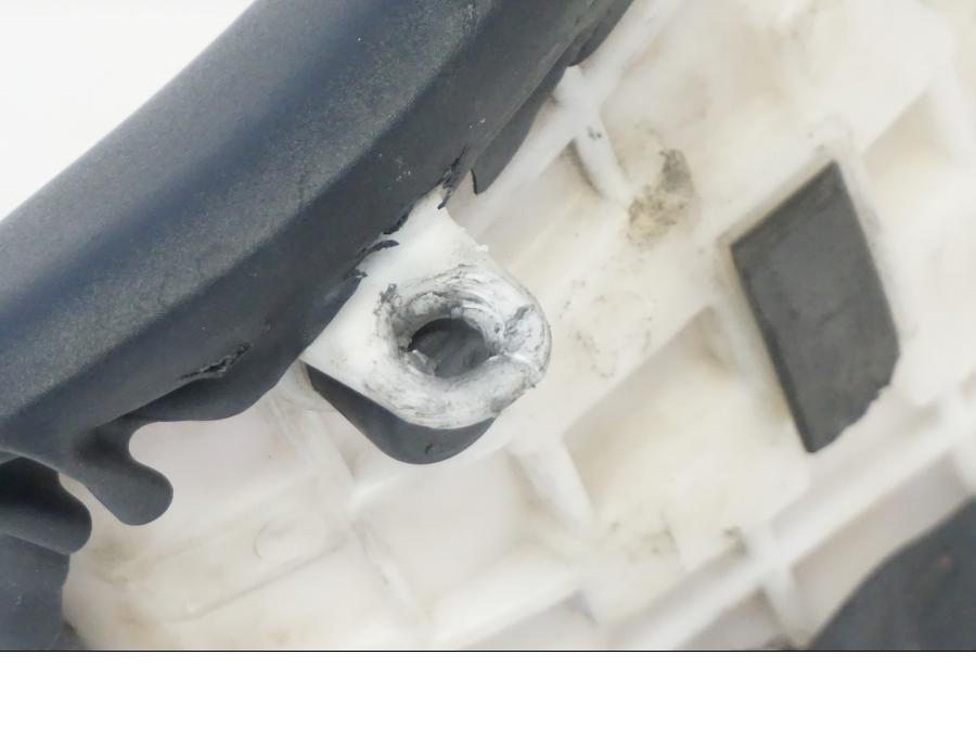 Snett uppifrån på Sadel från en Suzuki GSX-R 1000 -2006 motorcykel.