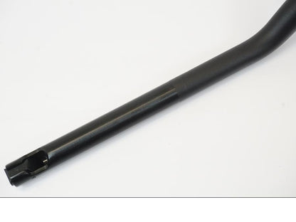 Snett nerifrån på Styre från en Universal Universal -2000 motorcykel.