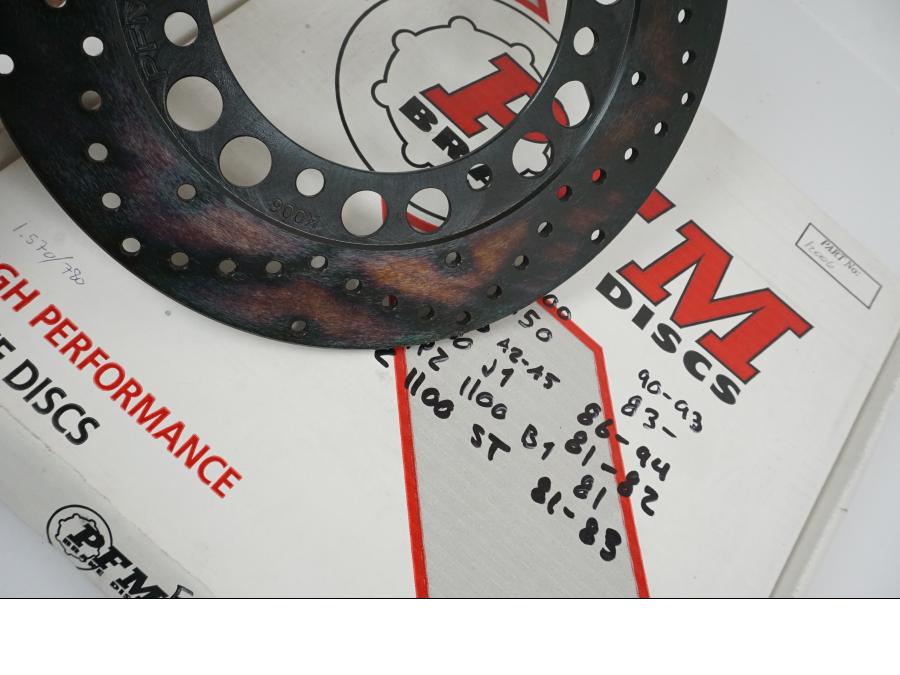 Höger sida på Bromsskiva från en Kawasaki VN 750 -1994 motorcykel.