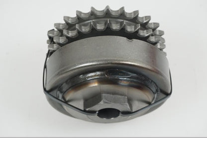 Höger sida på Kompensationsdrev från en H-D Touring Road King Custom FLHRSI -2004 motorcykel.