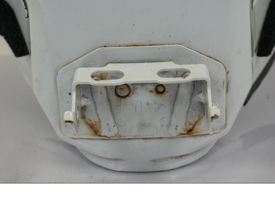 Snett uppifrån på Bensintank från en Yamaha YZF 1000 R1 -2009 motorcykel.