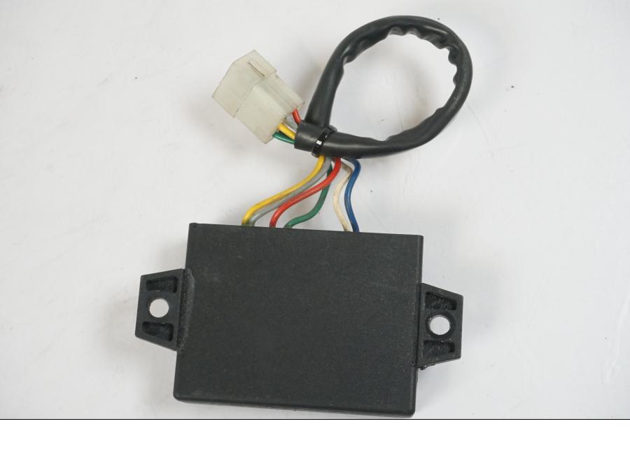 Snett uppifrån på Styrdon från en Aprilia RS 125 -2000 motorcykel.