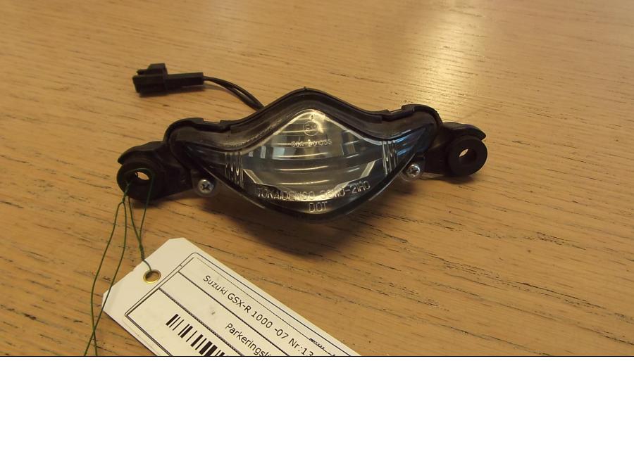 Framsidan på Parkeringsljus från en Suzuki GSX-R 1000 -2007 motorcykel.