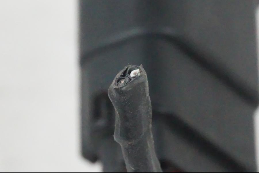 Höger sida på Kablage från en H-D Softail FXCW Rocker -2008 motorcykel.